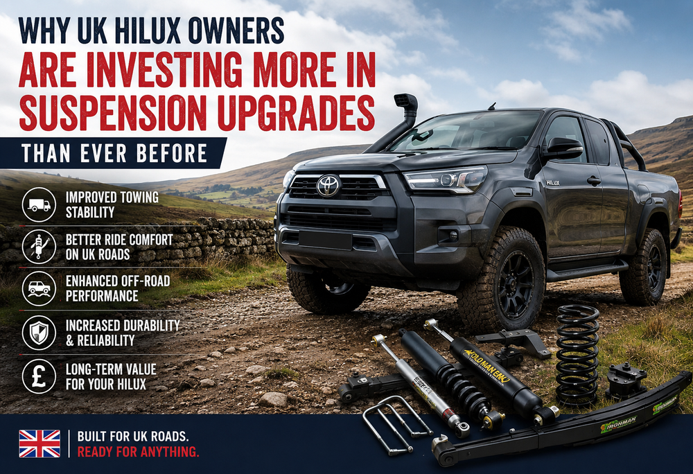 Why UK Hilux Owners Are Investing More in Suspension Upgrades Than Ever Before